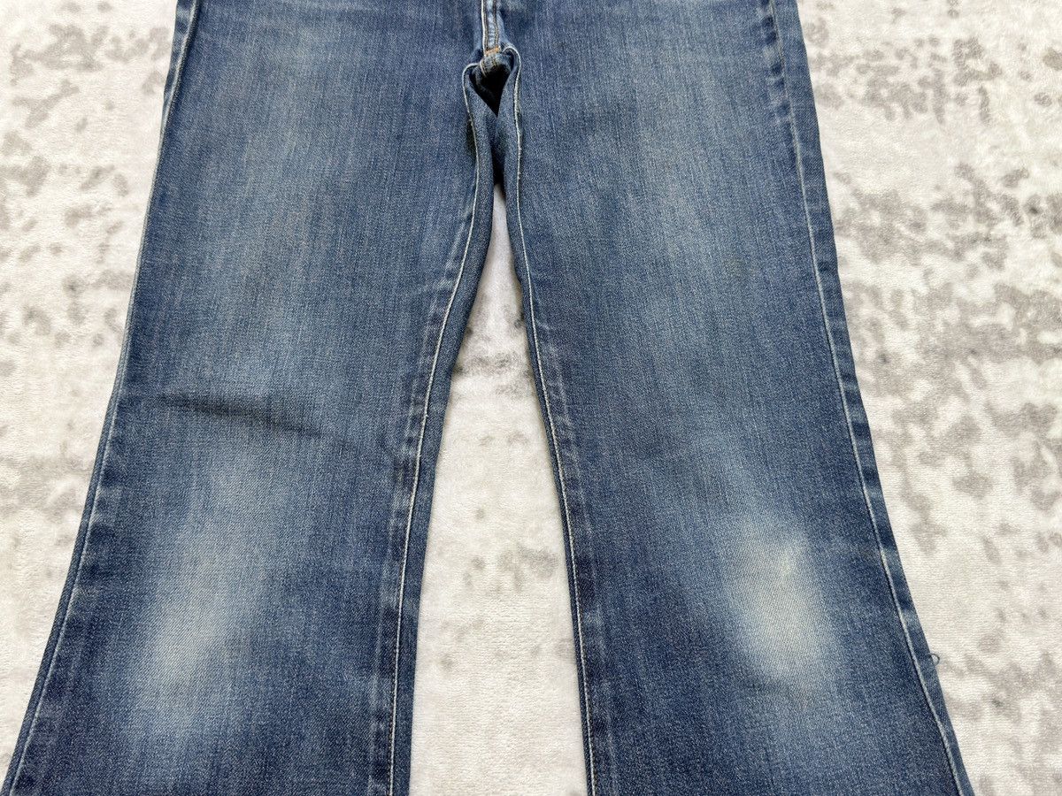 Edwin Vintage Something Flared Bush Pants Y2K Bell Bottom Denim Size 26" / US 2 / IT 38 - 6 Thumbnail