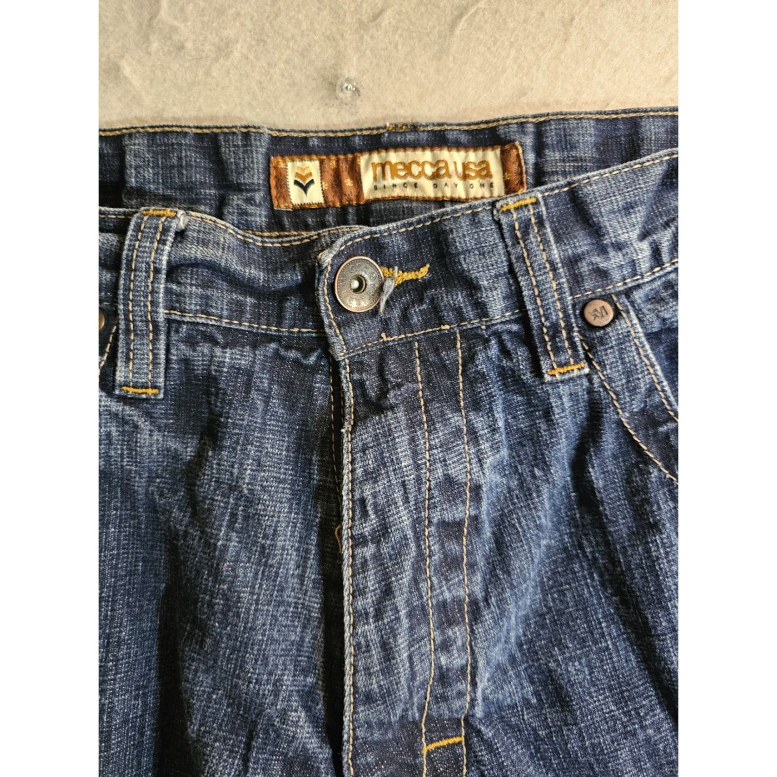 Vintage VINTAGE Mecca USA Denim Y2K Baggy Grunge Skater Style Jean Shorts Men's Size 38 Size US 38 / EU 54 - 3 Thumbnail