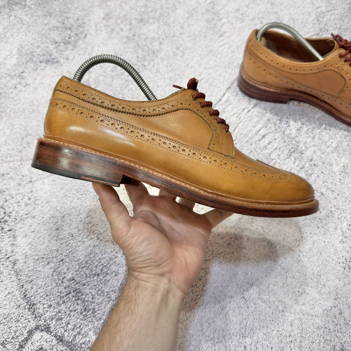 Other John White Tan Brown Welted Brogues US11.5 UK11 EU46 29.5cm Size US 11.5 / EU 44-45 - 4 Thumbnail