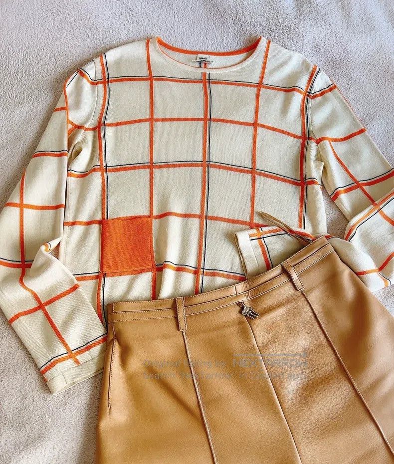 Hermes Hermes Wool and Mulberry Silk Top Size XS / US 0-2 / IT 36-38 - 7 Thumbnail