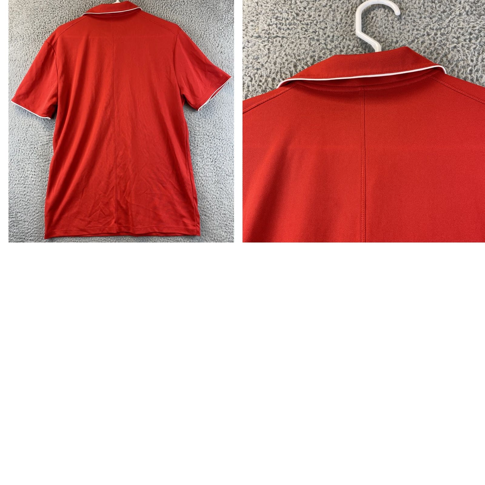 Nike Nike Dri-Fit Polo Shirt Men Golf Short Sleeve Red Size M 100% Polyester Logo Breathable Collared Solid Nike Brand Regular Polo Nike Dri-Fit Size US M / EU 48-50 / 2 - 8 Thumbnail
