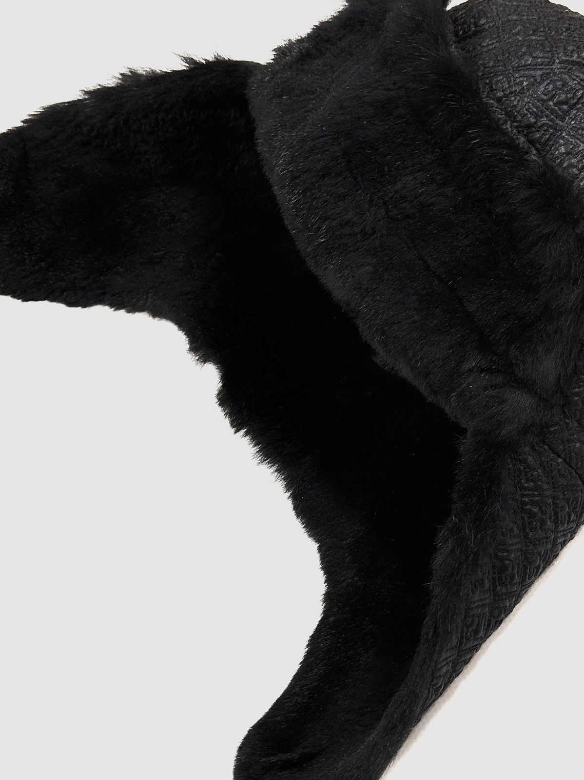 Fendi Fendi Fur FF Monogram Nylon Chapka Hat Size ONE SIZE - 12 Thumbnail