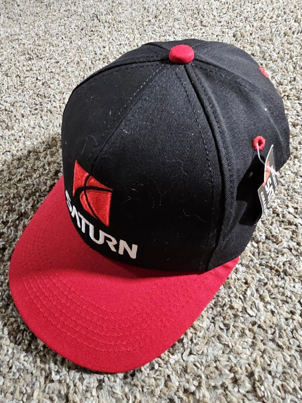 Designer Saturn Automobiles GM Snapback Adjustable Hat Cap NWT Size ONE SIZE - 1 Thumbnail