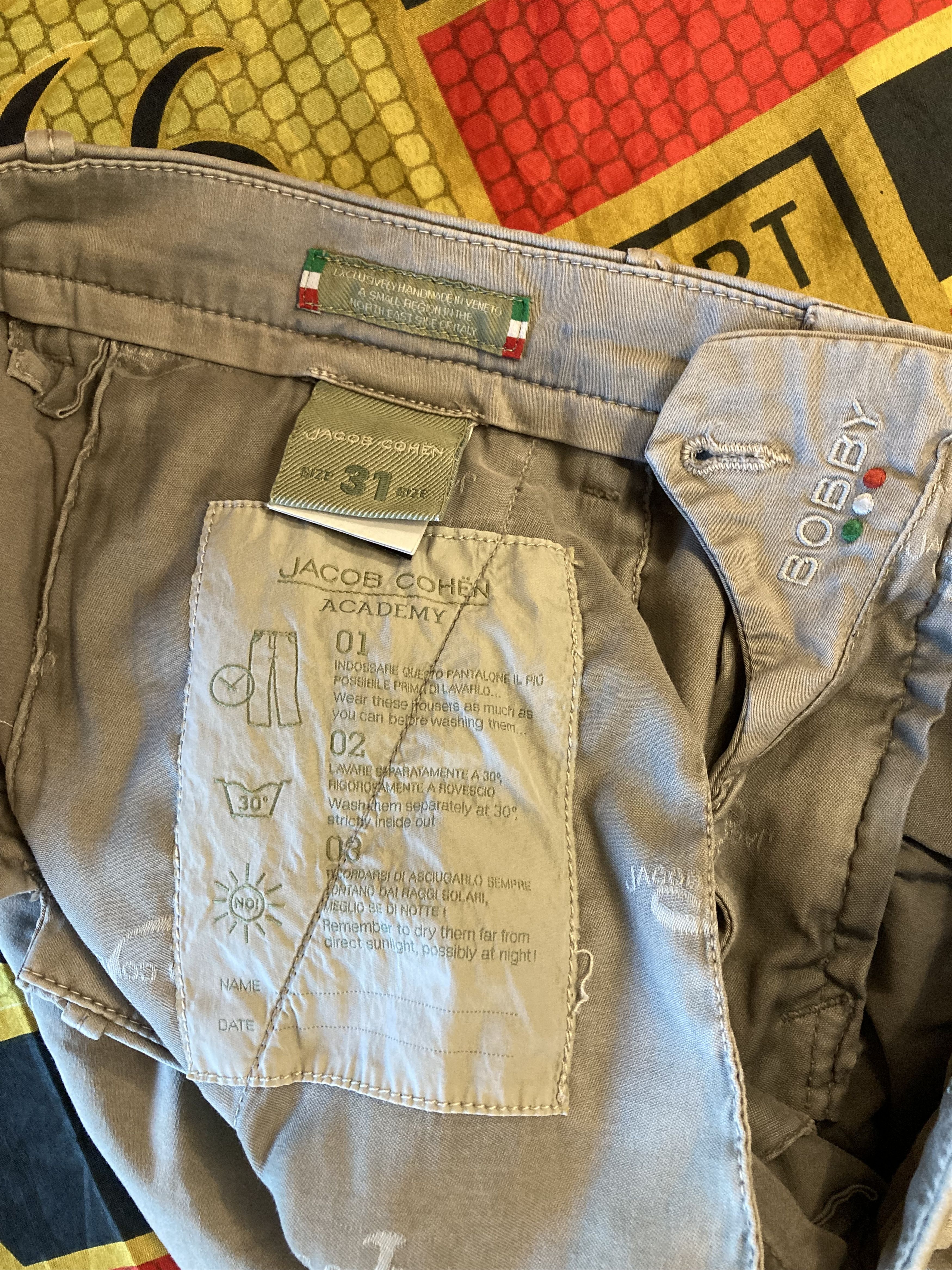 Jacob Cohen Jacob Cohen Academy Bobby Comfort Stretch chinos Size US 31 - 6 Thumbnail