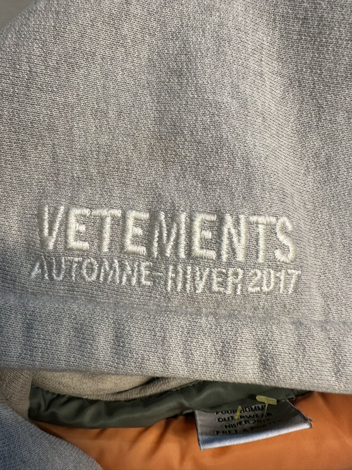 Vetememes Vetements hooded bomber jacke Size US XS / EU 42 / 0 - 3 Thumbnail