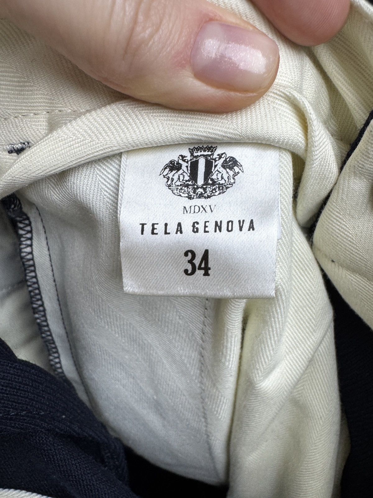Other Tela Genova Wool Navy blue Volmo classic pants trousers 34 Size US 34 / EU 50 - 11 Thumbnail