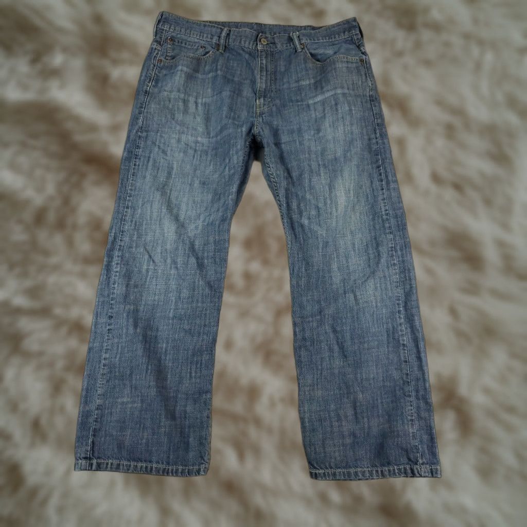 Levi's VINTAGE Levi's 569 Jeans Mens Size 38x28 Blue Straight Fit Denim Pants Size US 38 / EU 54 - 1 Thumbnail