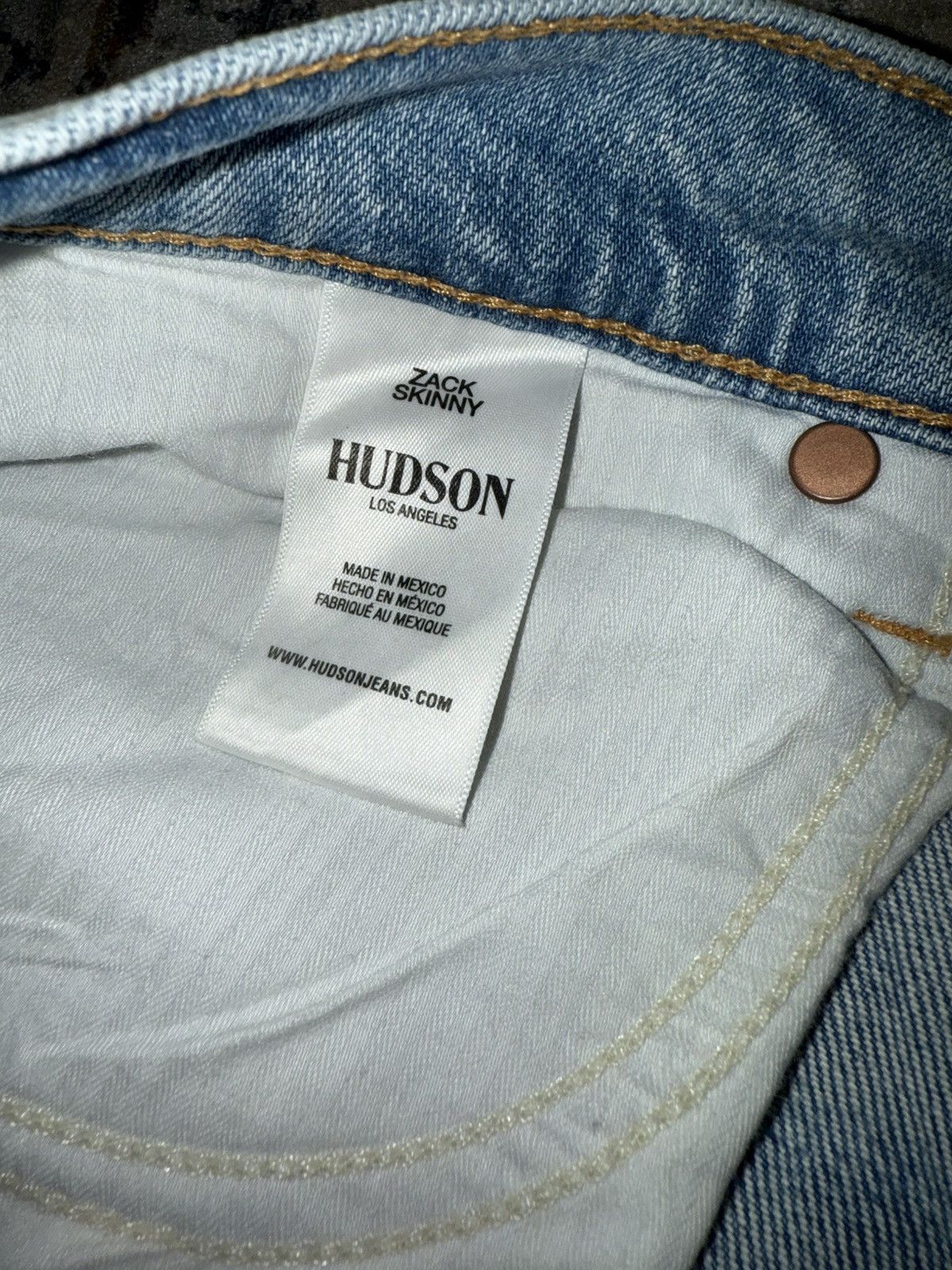 Hudson Hudson Jeans Light Wash Denim Sz 36 Size US 36 / EU 52 - 4 Thumbnail