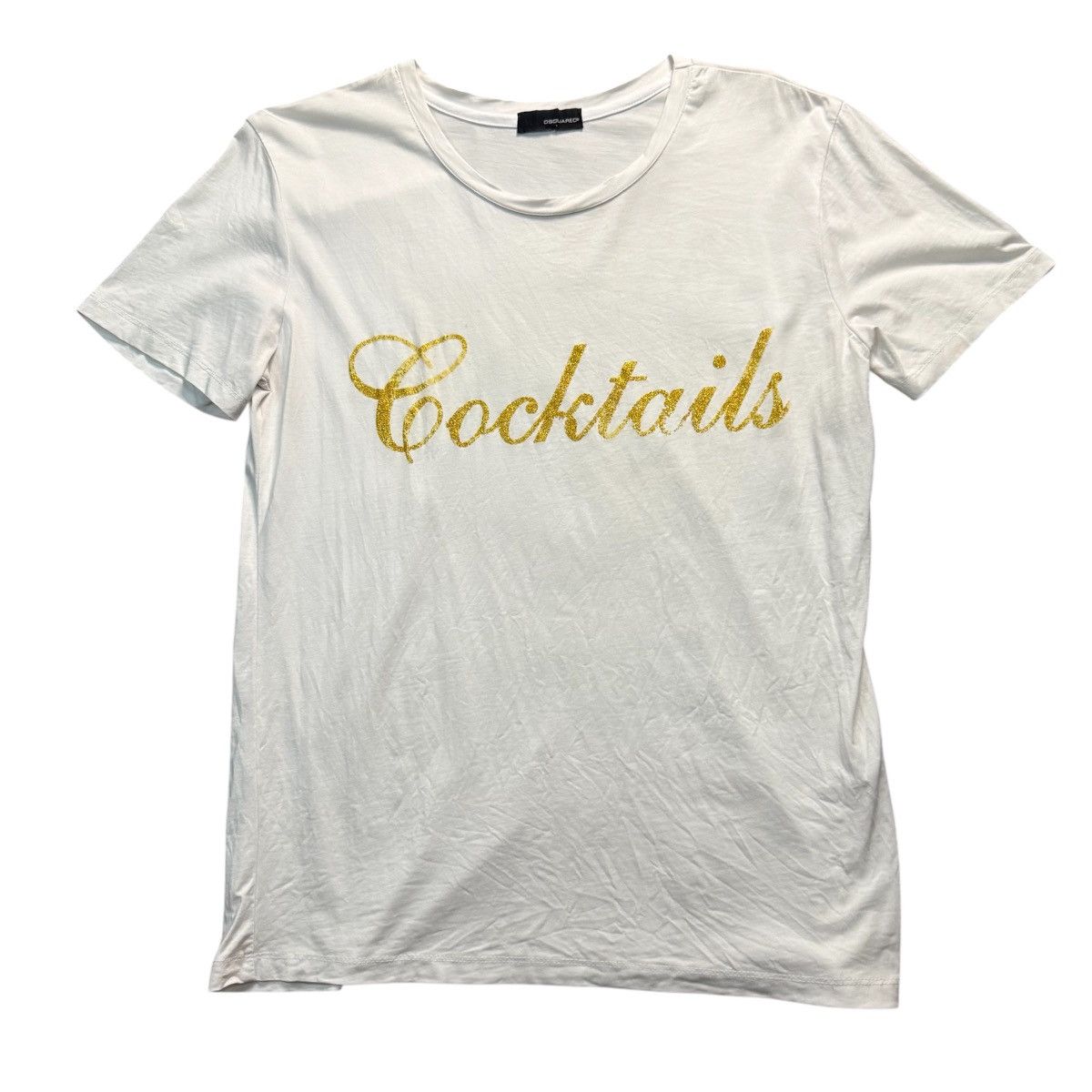 Dsquared2 Chic and Fit Cocktails Iron on Tee Size US M / EU 48-50 / 2 - 1 Thumbnail