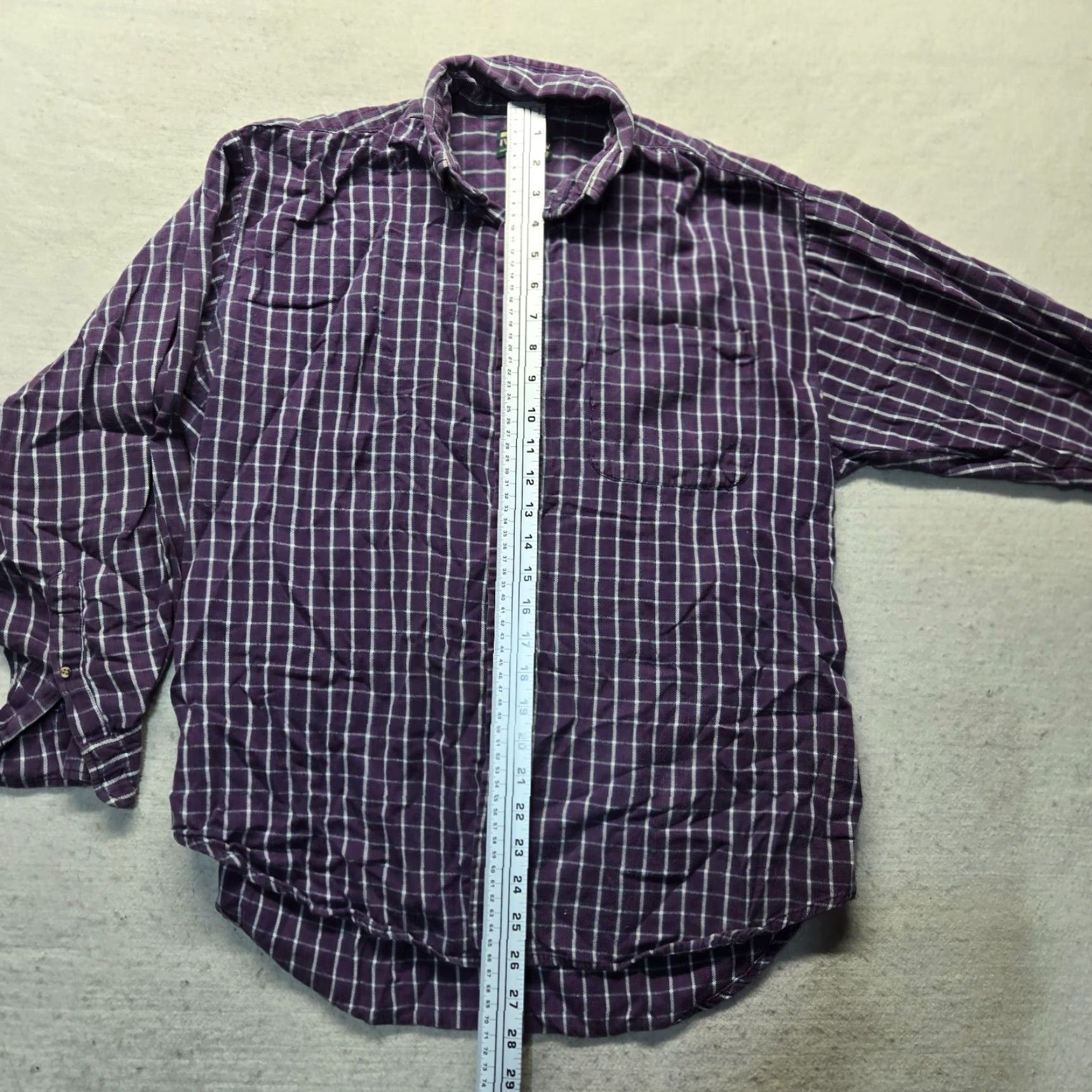 Vintage VINTAGE Ivy Crew Shirt Purple Plaid Flannel Long Sleeve Button-Up Adult M Medium Men's Shirt Purple Plaid Flannel Button-Up" Size US M / EU 48-50 / 2 - 7 Thumbnail