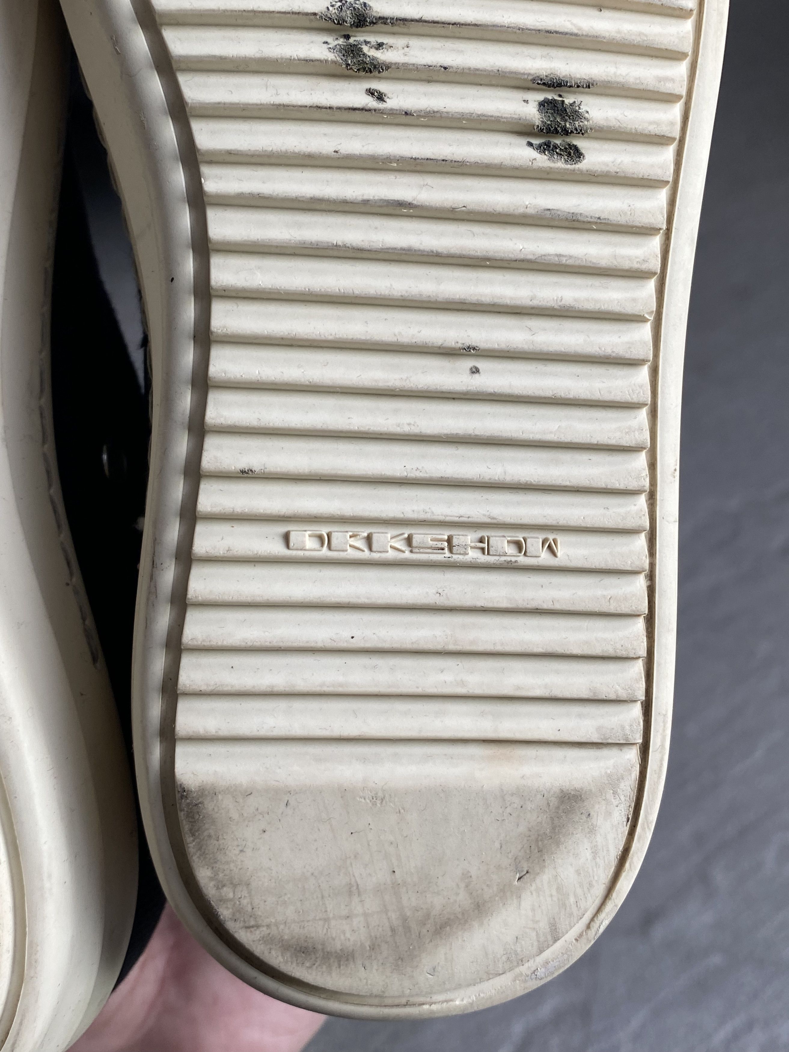 Rick Owens Drkshdw Rick Owens DRKSHDW Low Ramones Black Canvas Size US 5.5 / IT 35.5 - 15 Thumbnail