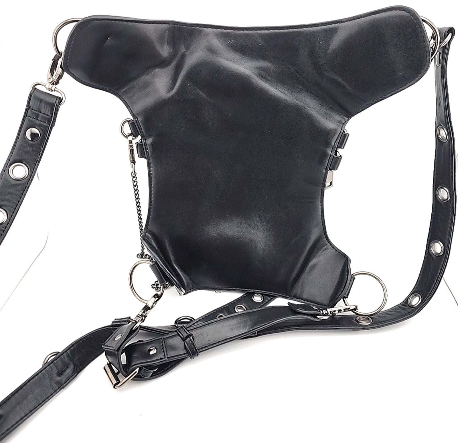 The Unbranded Brand Daniel Jie Steampunk Crossbody Shoulder Bag – Gear & Rivet Size ONE SIZE - 9 Thumbnail