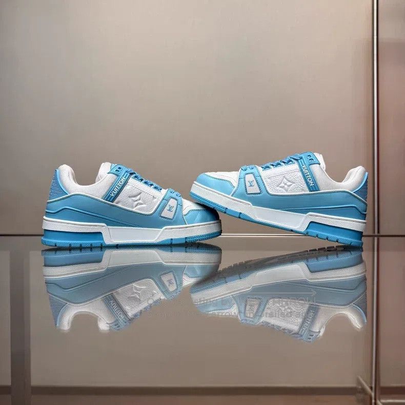 Louis Vuitton Louis Vuitton Trainer New Sky Blue shoes Size US 5.5 / IT 35.5 - 6 Thumbnail