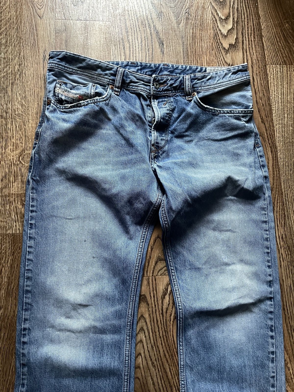 Diesel Vintage Y2K Diesel Waykee Wide Leg Jeans Size US 34 / EU 50 - 7 Thumbnail