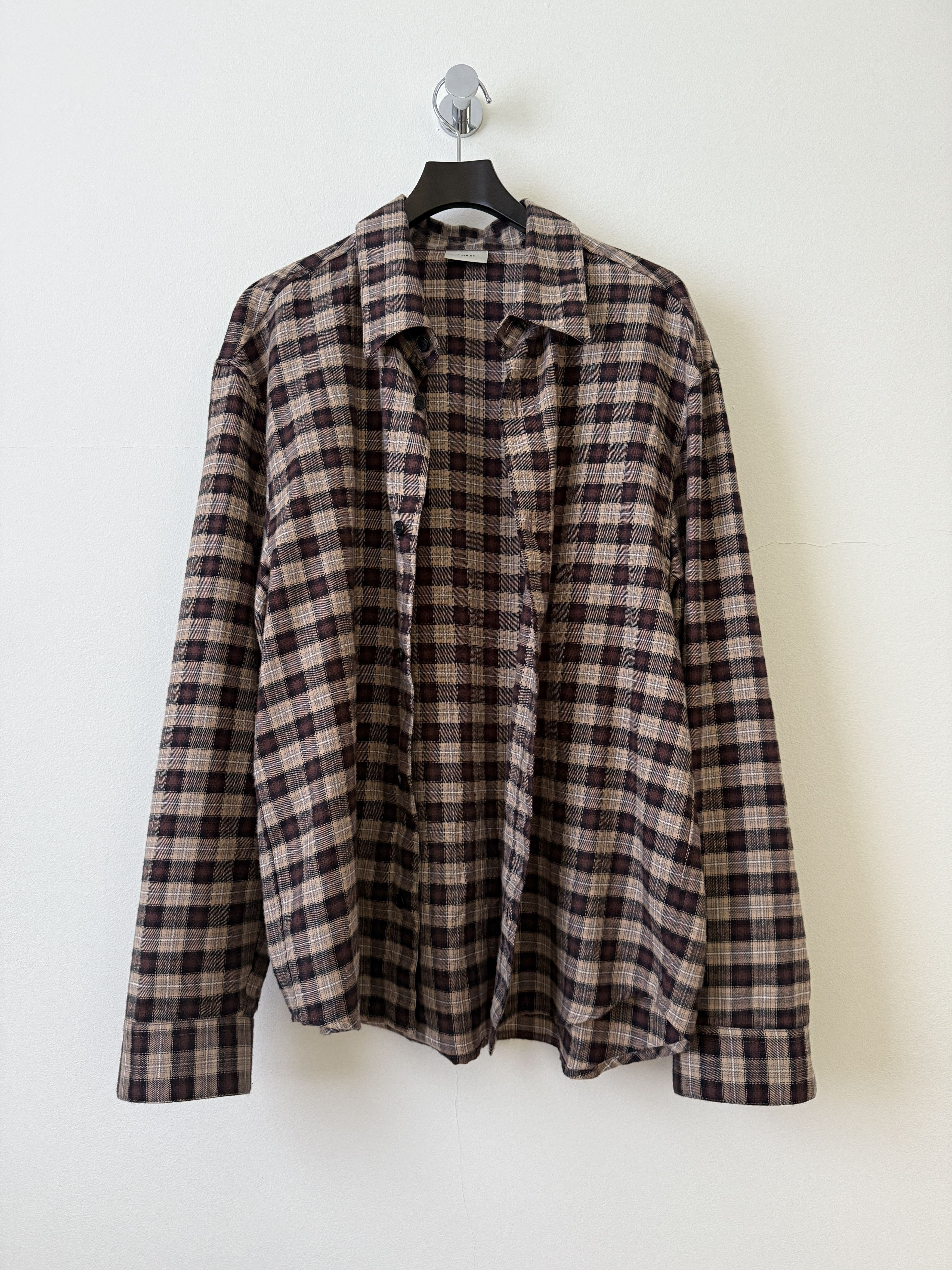 Vuja De Ross Check Flannel in Cashmere & Cotton Size US M / EU 48-50 / 2 - 2 Thumbnail