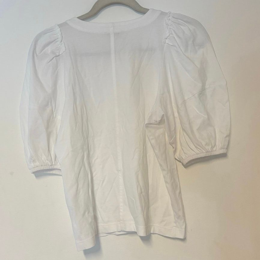 Madewell NWT Madewell Puff-Sleeve Tee In White Size XS Size XS / US 0-2 / IT 36-38 - 8 Thumbnail