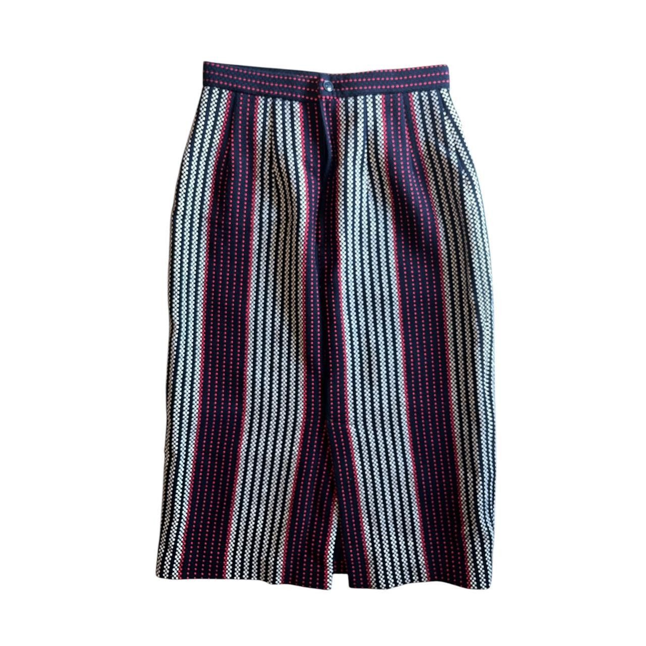 2001 A/W COMME des GARÇONS Vintage COMME des GARÇONS 2001 A/W Stripe Skirt