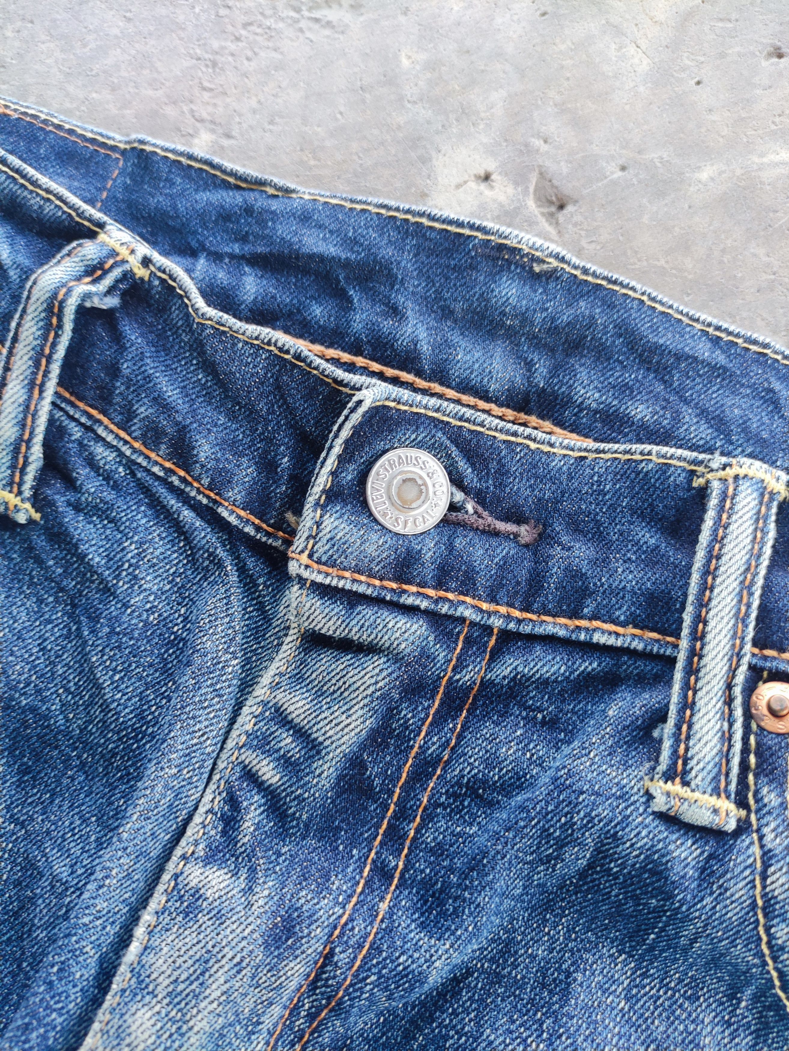 Jean × Levi's × Vintage VINTAGE LEVI’S 502 DISTRESSED JEANS FADED DENIM PANTS W35 Size US 35 - 5 Thumbnail