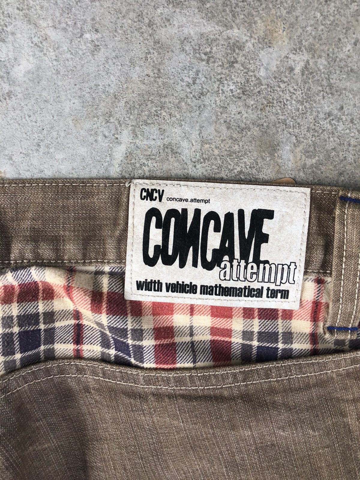 Japanese Brand Japanese Concave attempt Distressed Jeans Size US 35 - 18 Thumbnail