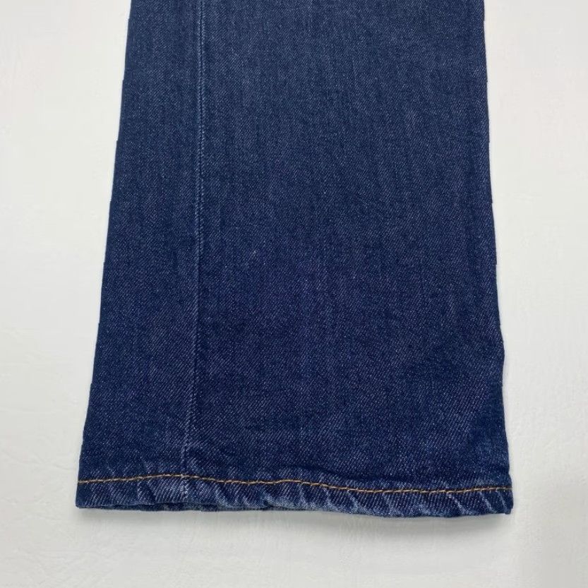 Levi's Levi's Premium 505 Jeans Mens 31x30 Blue Denim Straight Leg Stretch Big E Tab Size US 31 - 3 Thumbnail