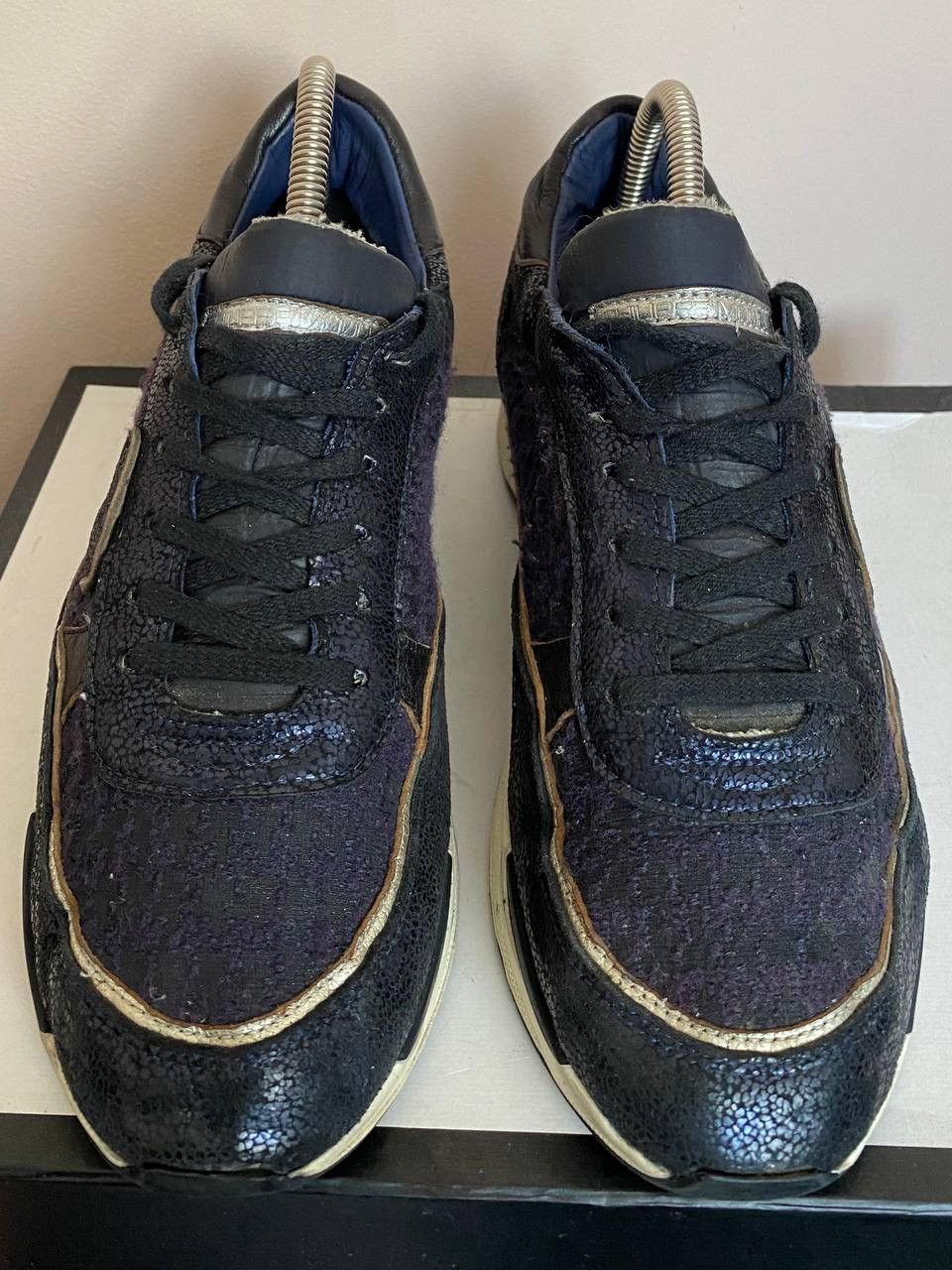 Philippe Model Philippe Model Sneakers Leather Midnight Blue Size US 10 / IT 40 - 2 Thumbnail