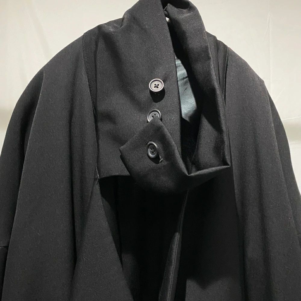 Yohji Yamamoto POUR HOMME WOOL GABARDINE SMOOTH COAT HJ-C07-100 Size US M / EU 48-50 / 2 - 4 Thumbnail