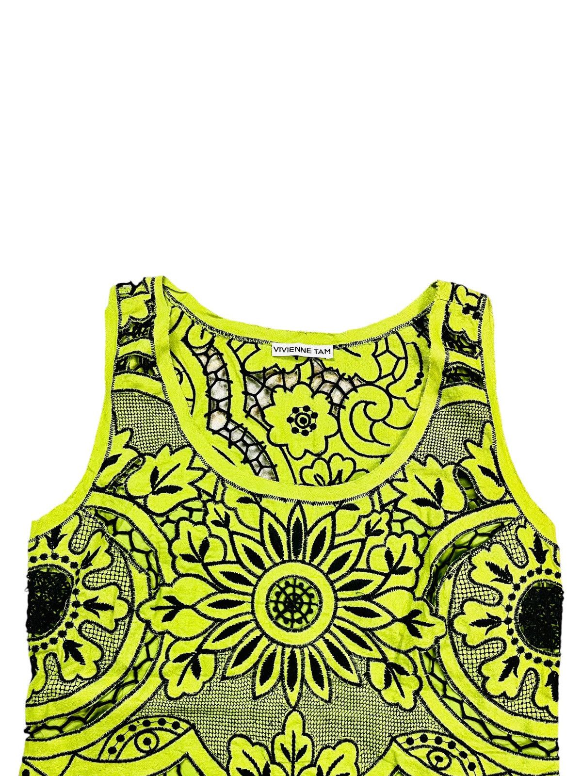 Designer 1990s Vivienne Tam - LSD Flower Top Size M / US 6-8 / IT 42-44 - 5 Thumbnail