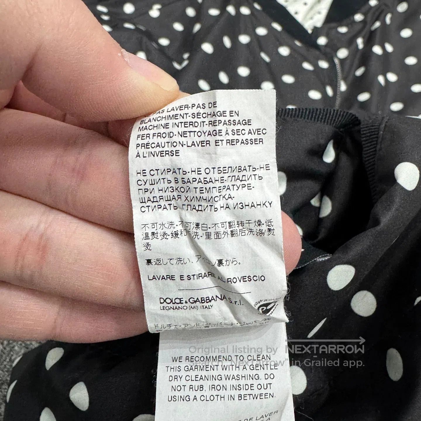 Dolce & Gabbana DG Polka Dot Print Reversible Jacket. Size US M / EU 48-50 / 2 - 5 Thumbnail