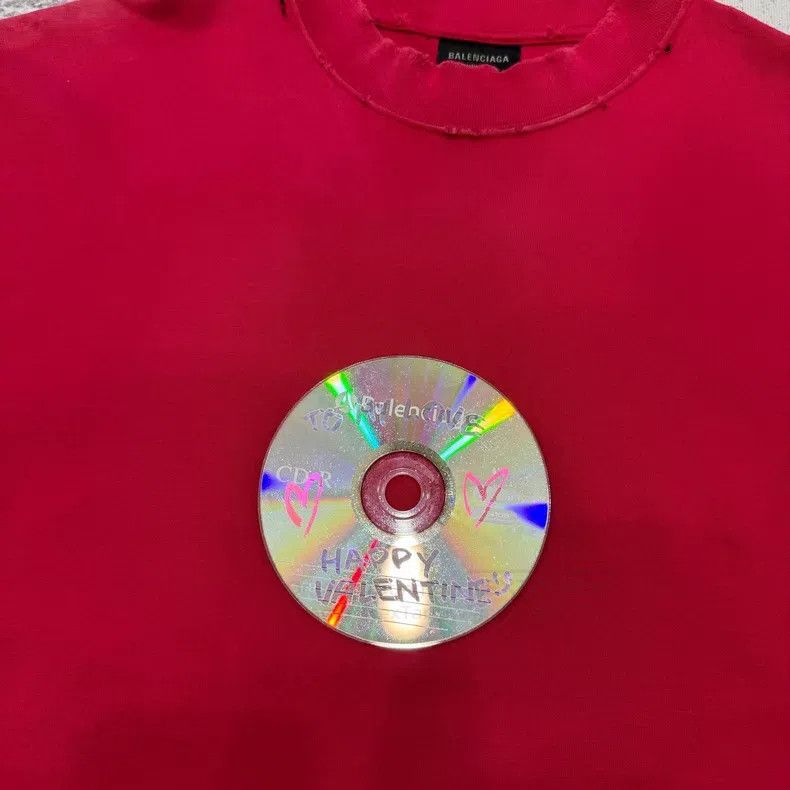 Balenciaga Balenciaga Letter Disc Printed Crewneck Short Sleeve T-Shi Size US XXS / EU 40 - 5 Thumbnail