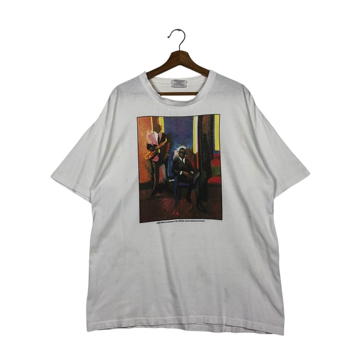 Vintage 🔥JAMES WEEKS TWO MUSICIANS 1960 SFMOMA THOMAS WEISEL FUND Size US XL / EU 56 / 4 - 3 Thumbnail