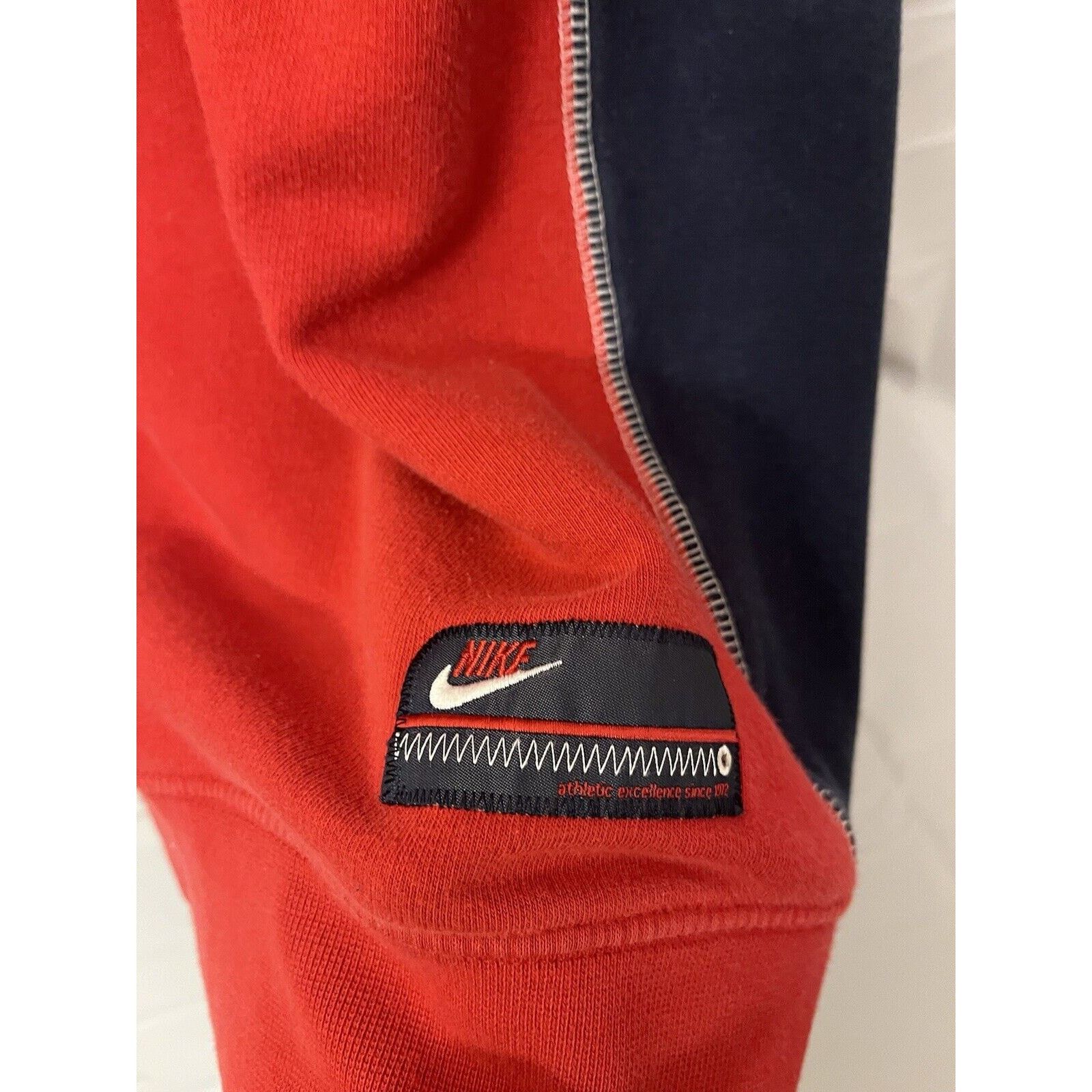 Nike Vintage Nike Red And Blue Men’s Sweatshirt/Hoodie XXL Size US XXL / EU 58 / 5 - 9 Thumbnail