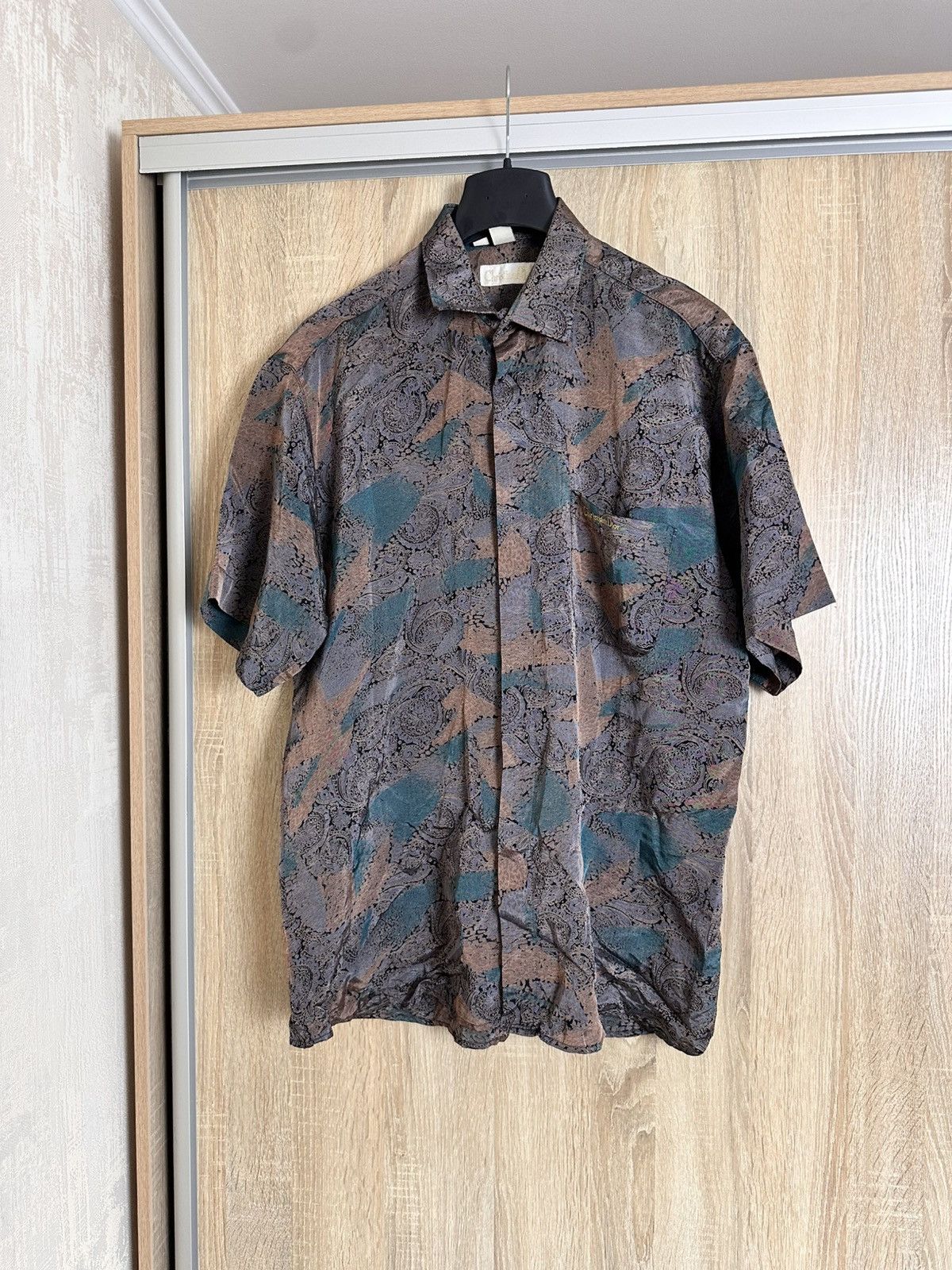 Christian Dior Monsieur × Dior Christian Dior silk shirt vintage