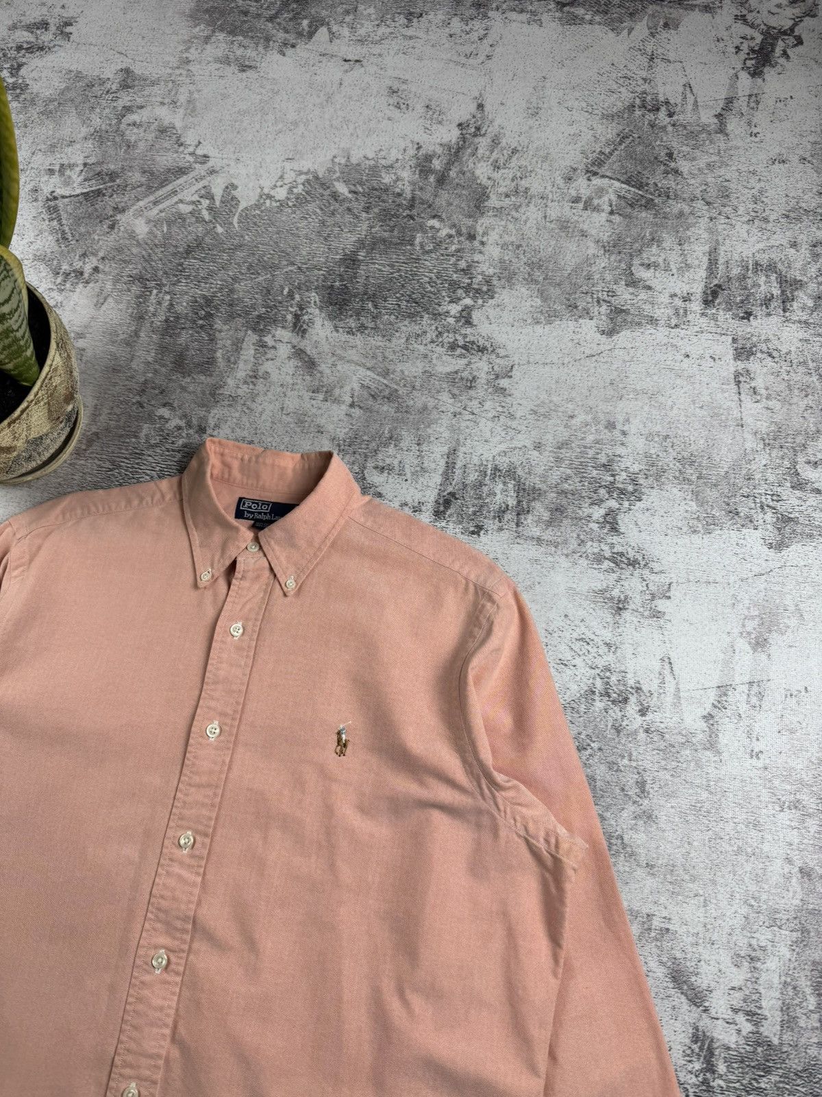 Polo Ralph Lauren Polo Ralph Lauren Basic Blank 90S Longsleeve Button Shirt Size US L / EU 52-54 / 3 - 5 Thumbnail