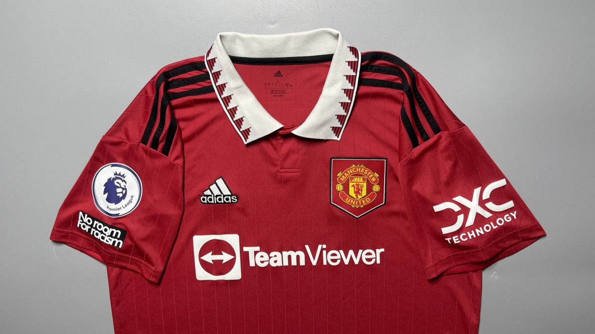 Adidas MAN UNITED ADIDAS 2022/2023 FOOTBALL HOME JERSEY #7 RONALDO Size US M / EU 48-50 / 2 - 3 Thumbnail
