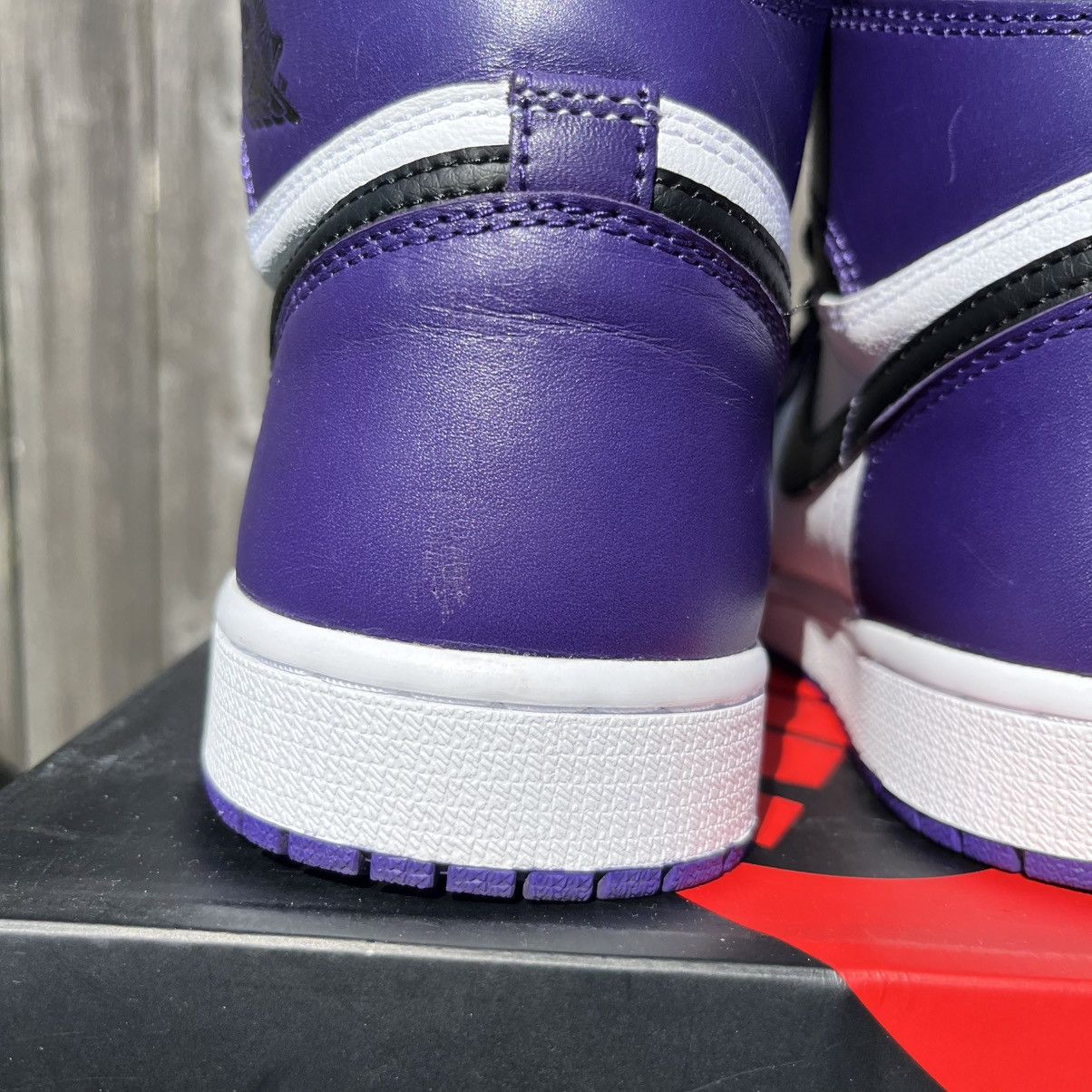 Nike Nike air jordan 1 court purple size 9 men Size US 9 / EU 42 - 6 Thumbnail