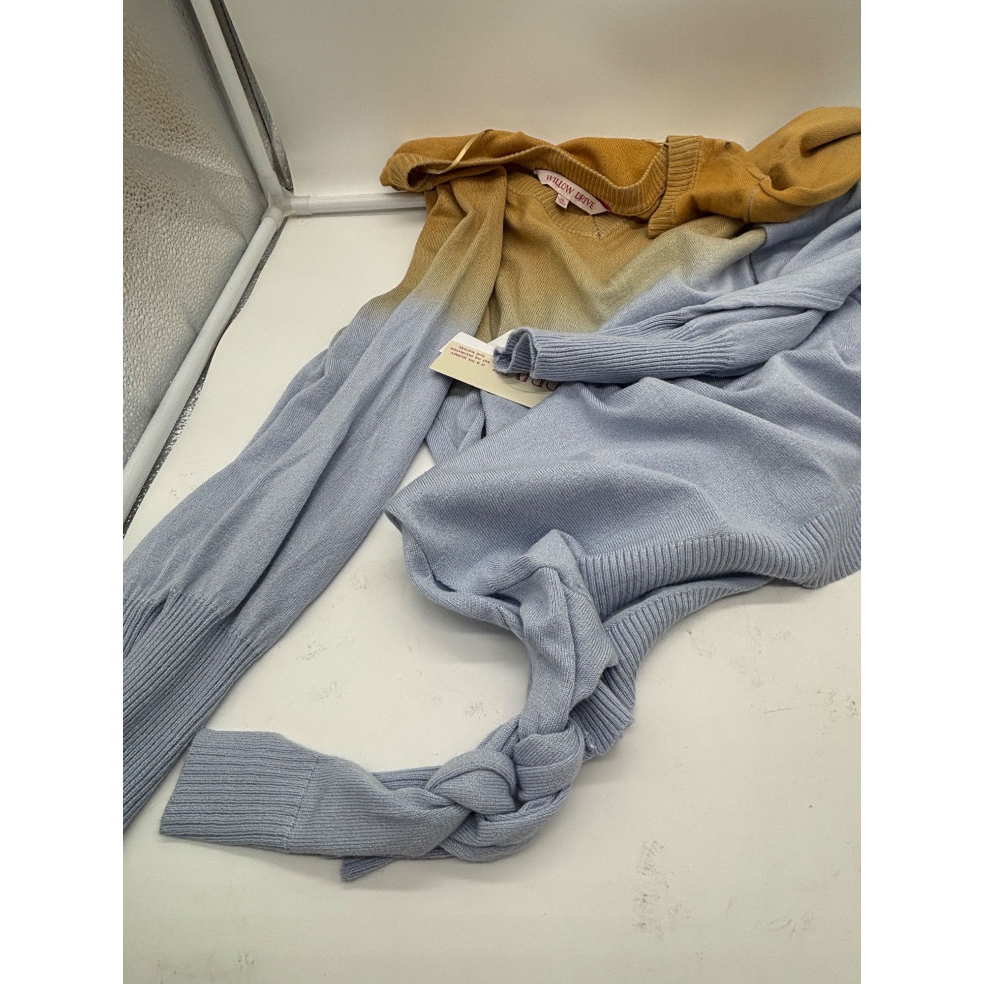 Other Willow Drive Dip-Dye Tie-Hem Top, Yellow, Sz. XL Size XL / US 12-14 / IT 48-50 - 9 Thumbnail