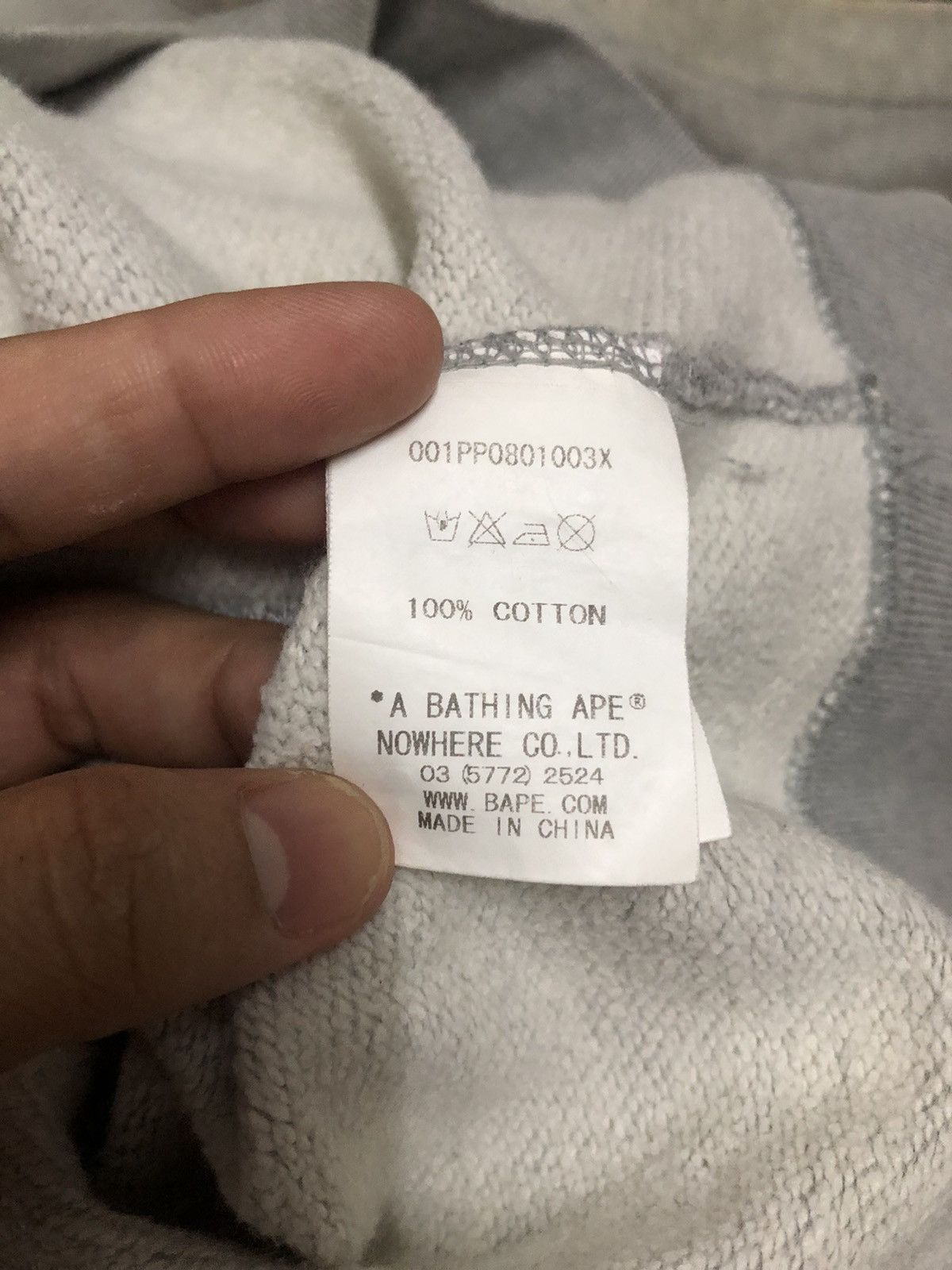Bape × Vintage A bathing ape hoodie Size US L / EU 52-54 / 3 - 7 Thumbnail