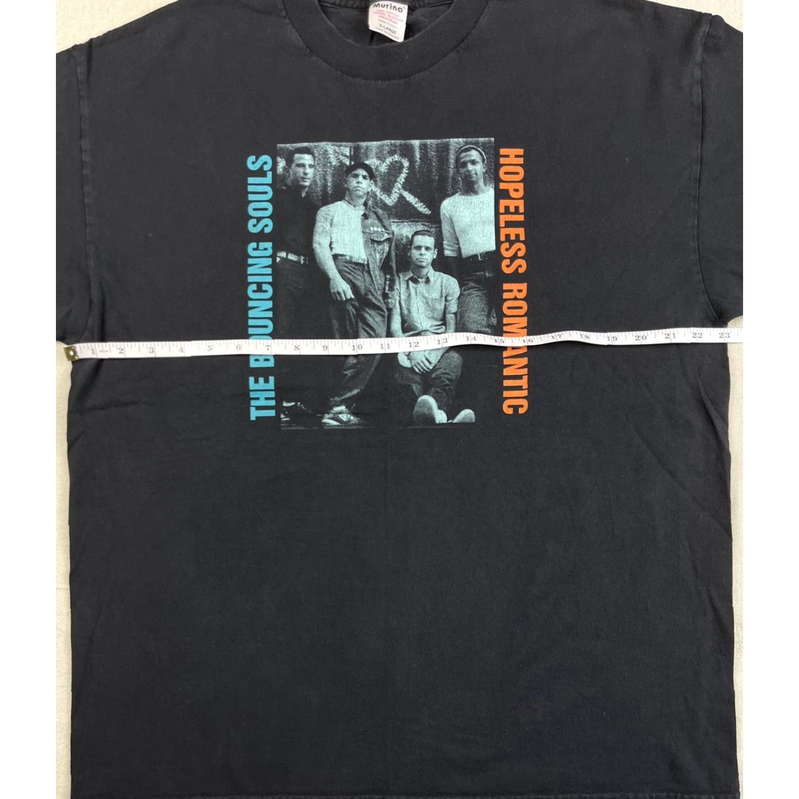 Vintage VINTAGE The Bouncing Souls T-Shirt XL Black 90s Punk Rock Concert Graphic Mens Vintage Rock Band Shirt Size US XL / EU 56 / 4 - 5 Thumbnail
