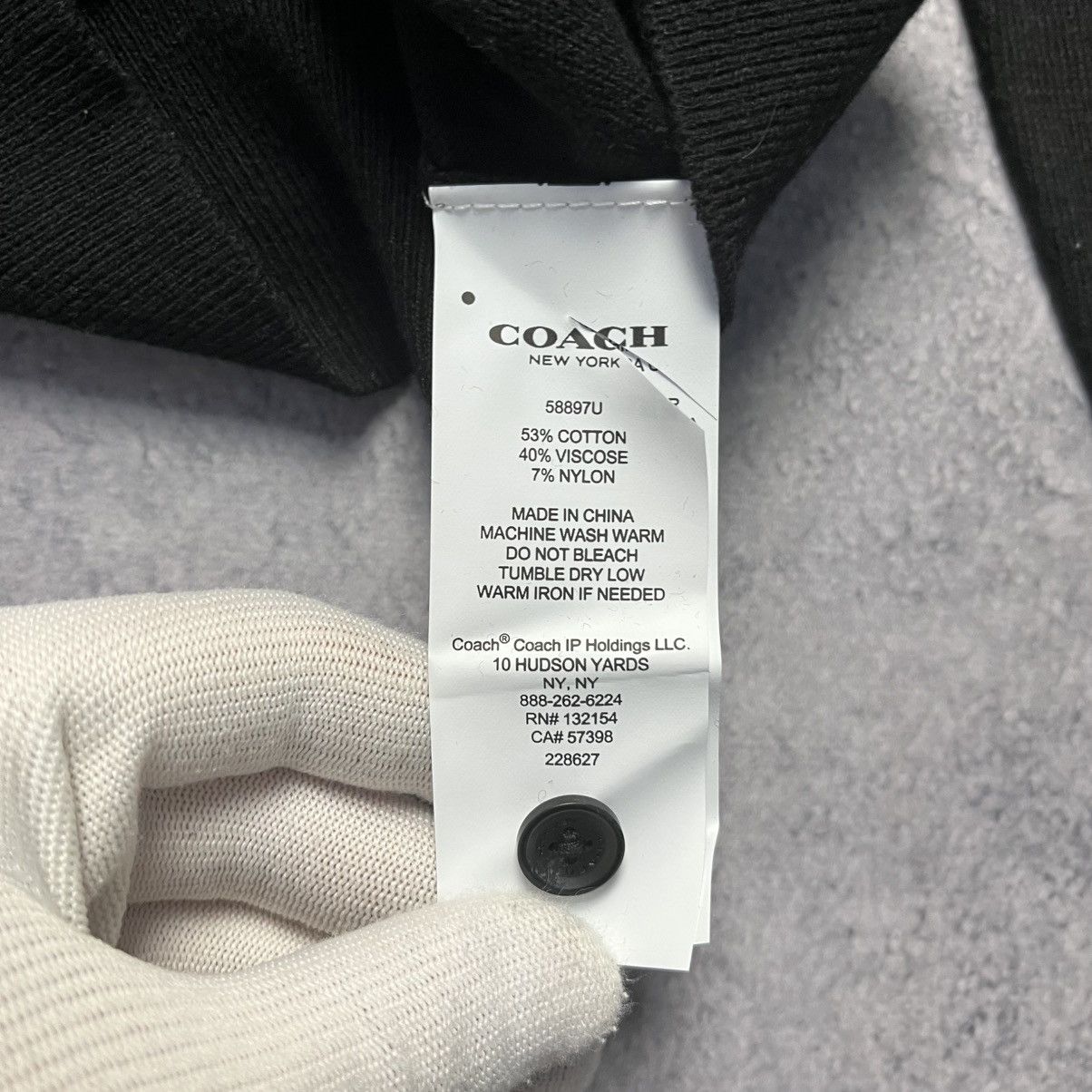 Coach Coach Black Cardigan Sweater Streetwear Luxury Designer Size XXS / US 00 / IT 34 - 7 Thumbnail