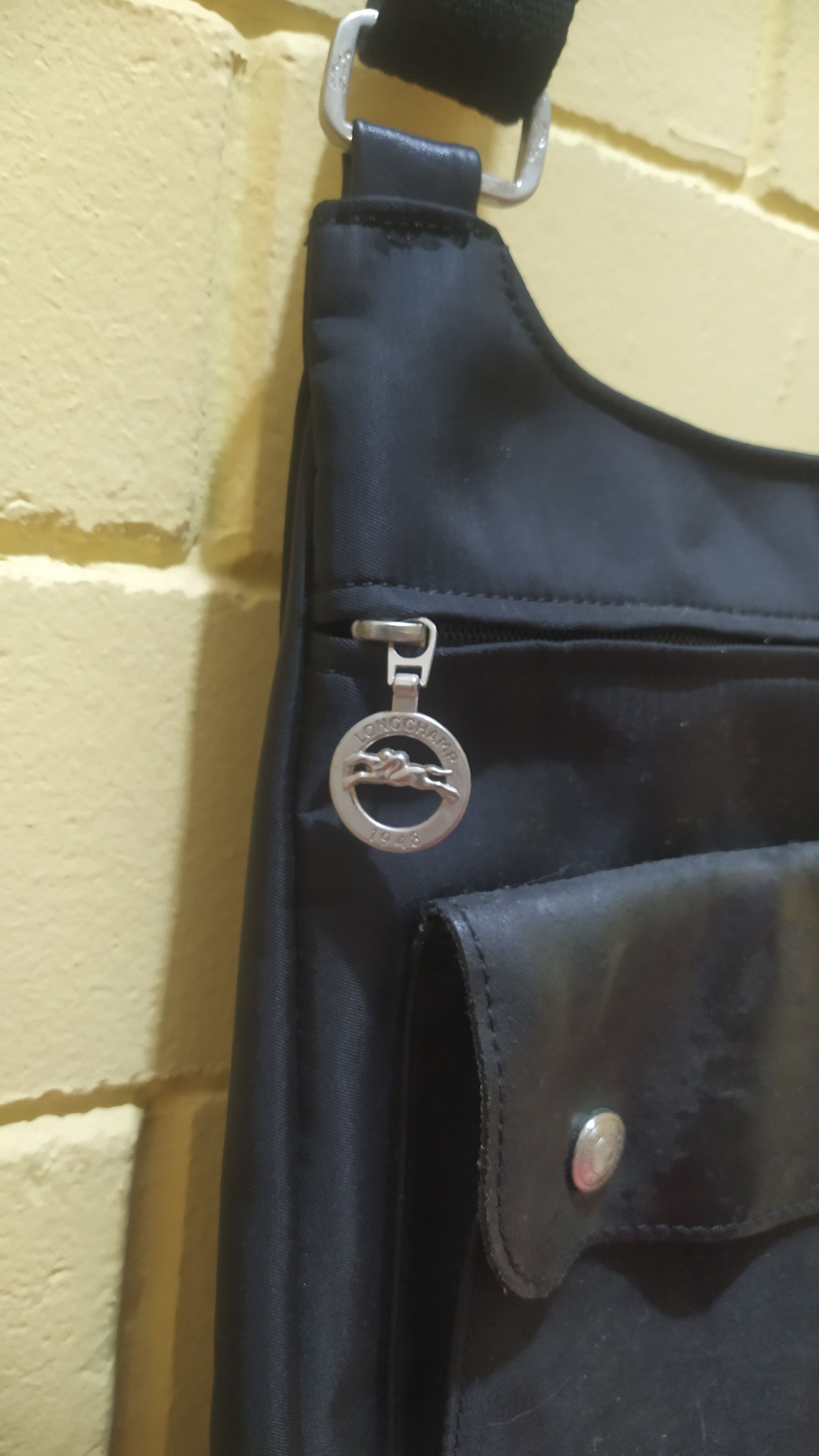Longchamp Longchamp Black Nylon Crossbody Messenger Bag Size ONE SIZE - 4 Thumbnail