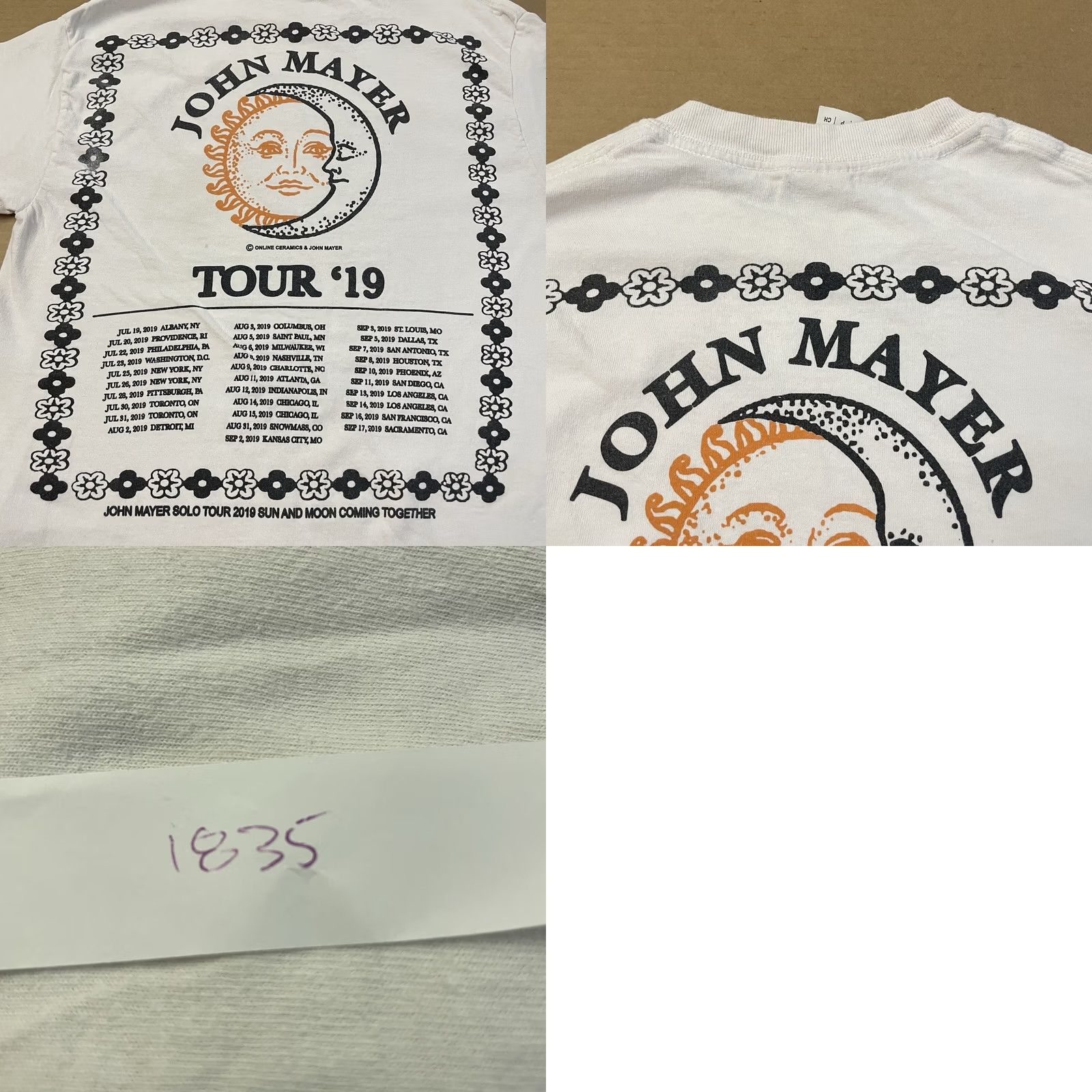 Gildan Blink 182 North America Tour 2016 Shirt Adult Small White Rock Concert Y2K Mens Size US S / EU 44-46 / 1 - 10 Thumbnail