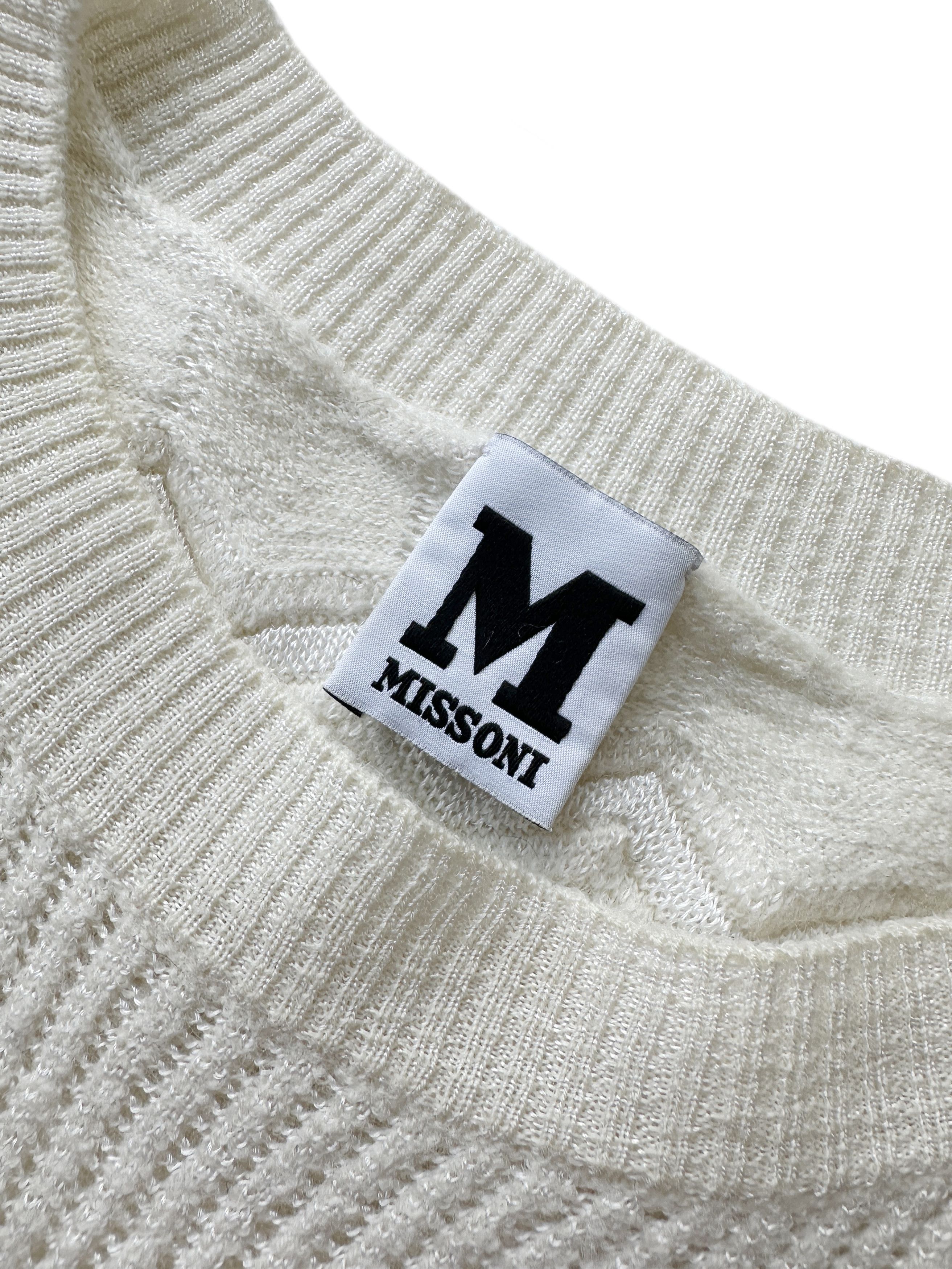 Missoni Missoni woman's milky wool sweater Size M / US 6-8 / IT 42-44 - 2 Thumbnail