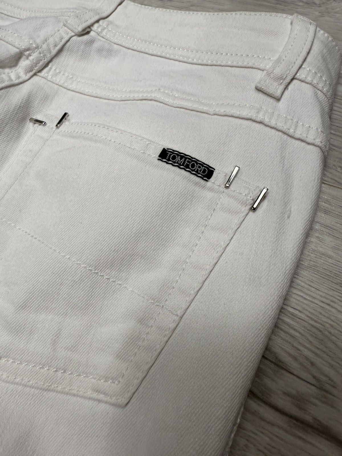 Tom Ford Tom Ford White Jeans Women’s Luxury Denim Pants Size 26 Size 26" / US 2 / IT 38 - 11 Thumbnail