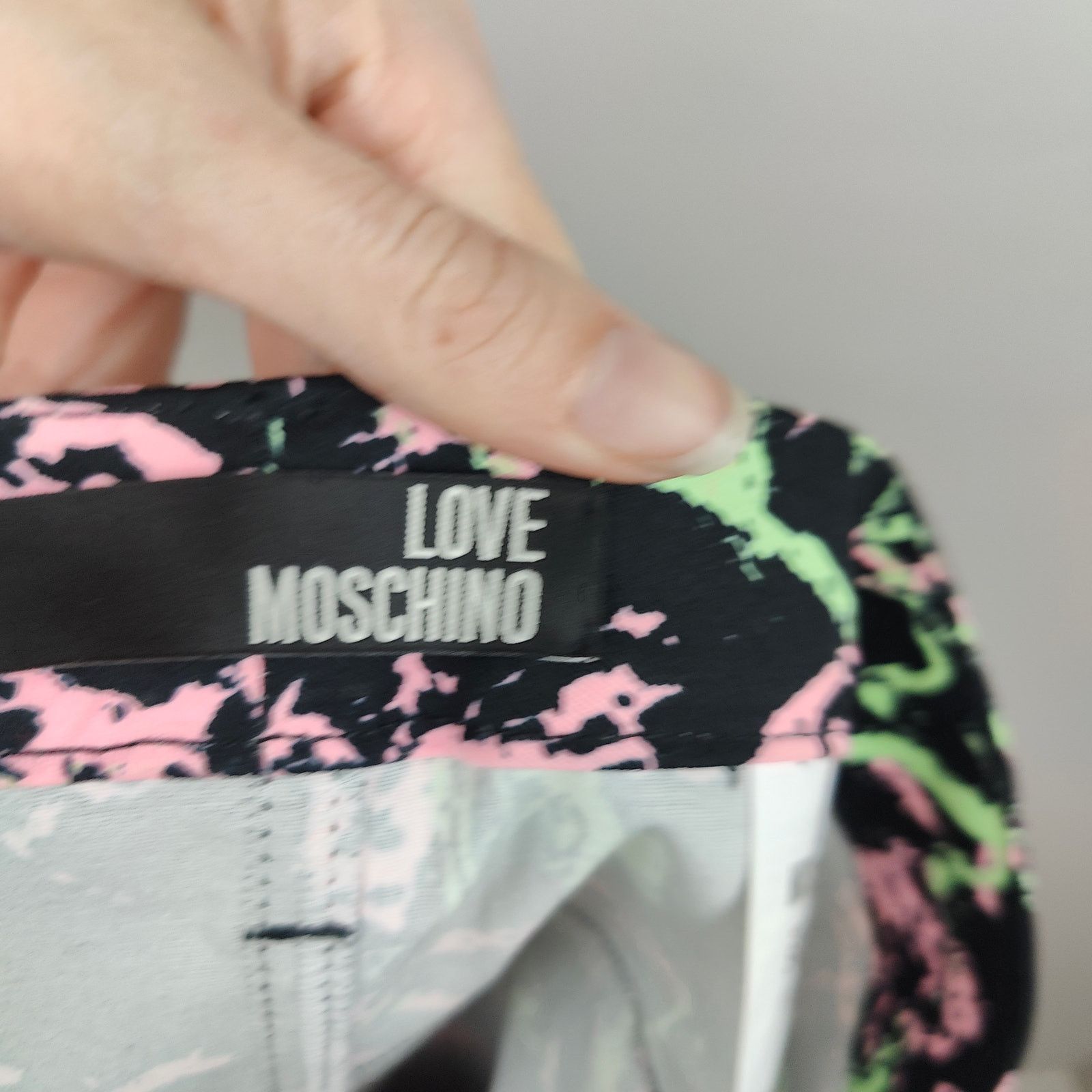 Moschino Love Moschino Printed Mini Skirt Womens 4 US Black Size 27" / US 4 / IT 40 - 6 Thumbnail