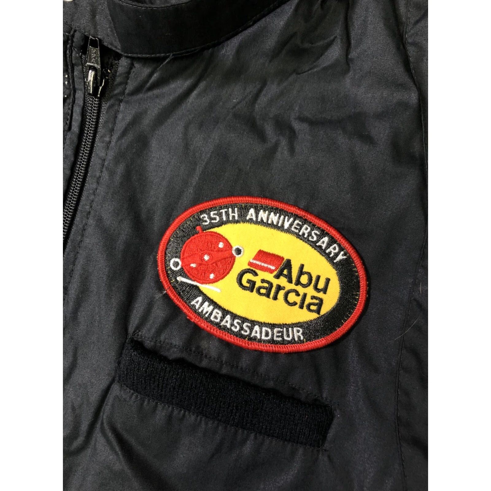 Vintage VINTAGE Abu Garcia Ambassadeur 35th Anniversary Windbreaker Jacket Men M Black Members Only Jacket Size US M / EU 48-50 / 2 - 2 Thumbnail