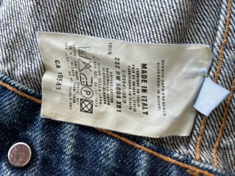 Helmut Lang Helmut Lang 90S turned sleeve denim jacket 2504-Nextarrow Size XS / US 0-2 / IT 36-38 - 9 Thumbnail