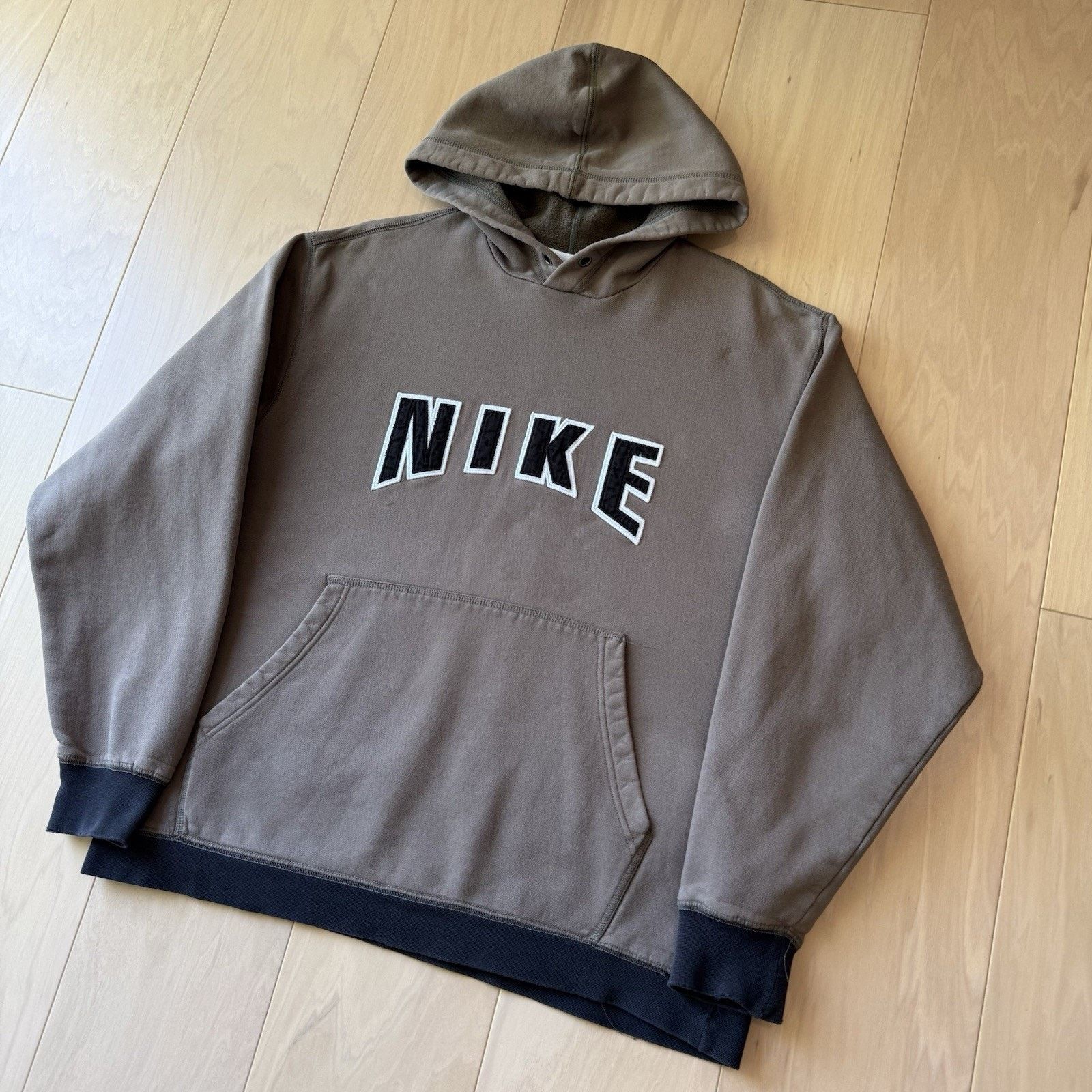 Nike × Vintage Vintage Nike Hoodie Fleece Pullover Travis Scott New York Size US M / EU 48-50 / 2 - 8 Thumbnail