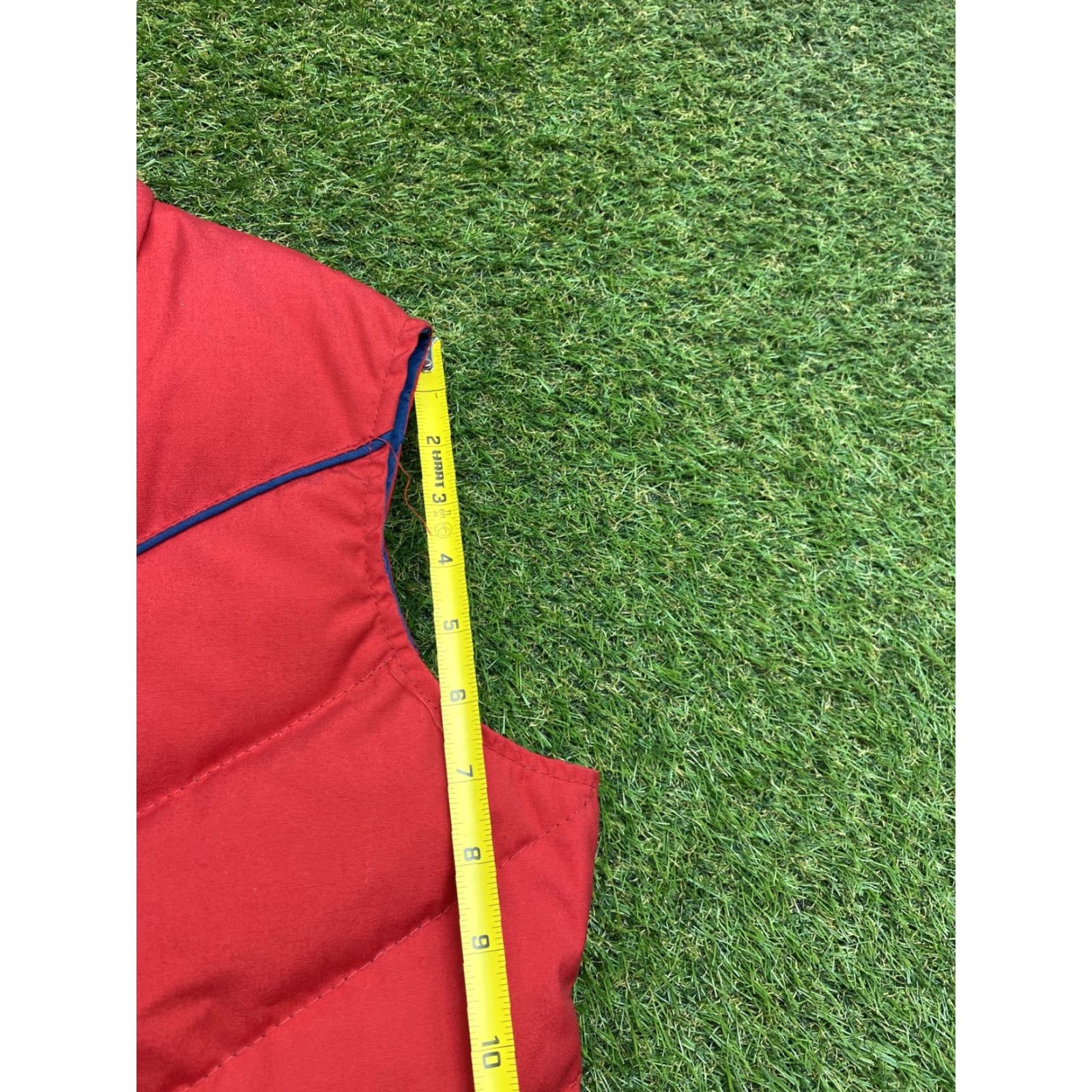 Vintage Vintage Woolrich Vest Womens Large Red Blue Down Puffer Western Outdoors 80s 90s Size L / US 10 / IT 46 - 4 Thumbnail