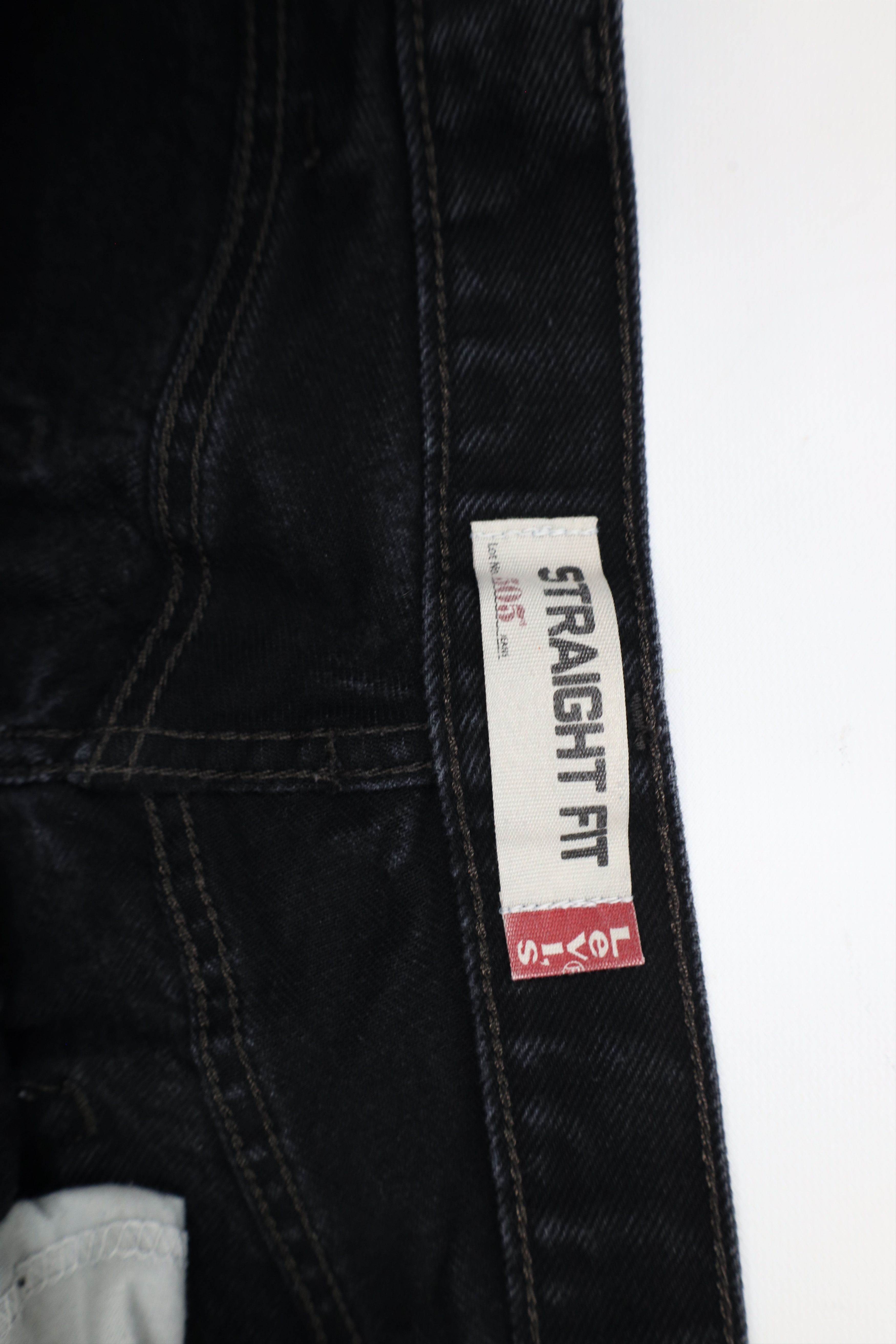 Levi's × Vintage Vintage Y2K Levis 505 Regular Fit Denim Jeans Black Cotton Size US 38 / EU 54 - 7 Thumbnail
