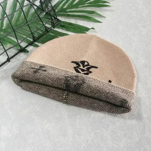 Other Beige Knit Slouchy Beanie Hat 2024 Size ONE SIZE - 3 Thumbnail